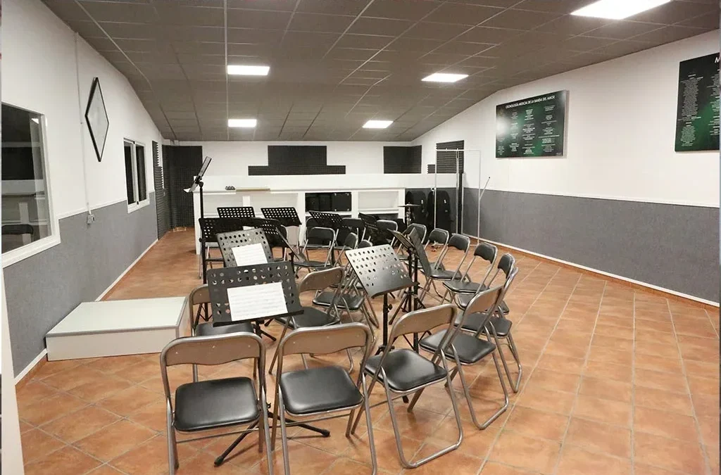 Inaugurada la nueva sala de ensayo de la Banda del Amor